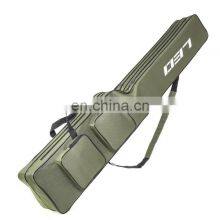 2020 New Design 1.3m Two Layers European Style Green Folding Fishing Tackle Bag Fishing Rod Case
