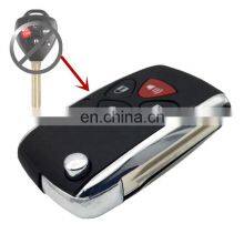 3 + 1 Buttons Flip Remote Car Key Shell Fob Case For Toyota Camry Avalon Corolla Matrix thumbnail-2