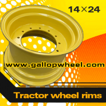 Steel Agricultural Tractor Wheel Rims 14X24 for 16.9-24 Tires thumbnail-1