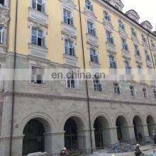 Beige Sand Stone Big Slab Sichuan Natural Xinfengrui Customized Size Honed Villa Wall Cladding Paving Sandstone thumbnail-4