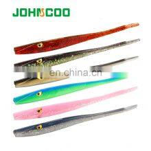 JOHNCOO 125mm 3.8g 10pcs Per Box PVC Material Lerrue Pike Bass Silicone Soft Lure Fishing Lures thumbnail-4