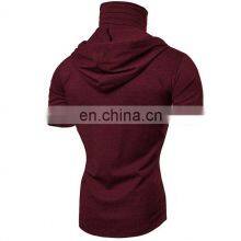 Best Selling Men Comfortable Half Sleeves Hoodies Collection Customized Design In Different Colors Available In Cheap Prices thumbnail-2