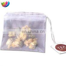 Biodegradable Empty Pyramid Nylon Tea Bag With Tab thumbnail-2