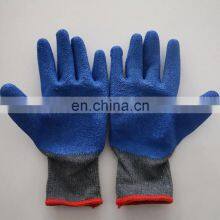 Industrial Seamless Mechanic Work Safety Labor Working Cut Resistant Protective 13G Red Polyester Hand Gloves thumbnail-4