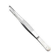 Tweezer Handle Non Slip Pointed/curved Stainless Steel Precision Stiffening Forceps 430 Material Quality thumbnail-5