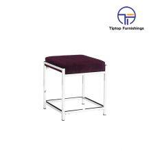 Factory Wholesale Solid Color Collapsible Pu Leather Folding Storage Stool Ottoman thumbnail-1