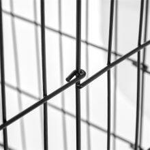 Wholesale Foldable Dog Cage White Custom Double Doors Dog Crate thumbnail-2