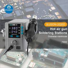 SUGON 2020D 700W 110/220V Hot Air Gun Desoldering Rework Station For PCB Soldering thumbnail-1