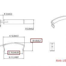 RM6-1 Clamps, RM6-1 Transformer Clips Spring Clips, SK7 Material，Delivery Fast. thumbnail-2