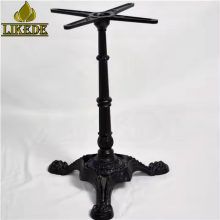 Cast Iron Coffee Table Legs Metal Black Removable Table Leg thumbnail-2