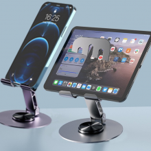360° Rotatable Adjustable Mobile Phone Holder Desktop Bracket Alloy Material Phone Stand thumbnail-2