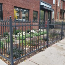 Luxury Aluminium Wrought Iron Louver Slat Fence Panels for Outdoor Garden Decoration thumbnail-1