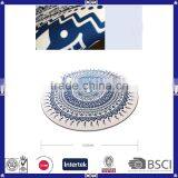 Customized Print Natural Rubber Round Yoga Mat thumbnail-3
