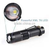 SK98 XM-L T6 LED 2000lm Zoom 5 Modes Waterproof Mini Flashlight thumbnail-2
