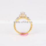 Thailand Jewelry Manufacturer Ring Made of Big Stone 18k Gold Plating Ring Designs thumbnail-4