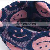 Hot Selling 2014 Winter Latest Cute Smile Face Pattern Knitted Kids Circle Loop Scarf thumbnail-3