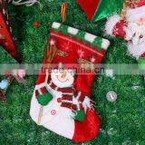 2016 Hot sale promotional decoration christmas socks for christmas decorating