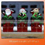 2015 Diy Ceramic Christmas Decorations Santa With LED thumbnail-6