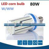 2016 High Bright 80watts Corn Led Bulb Street Light E40 Led 3528 Corn Bulb Lamp 80w