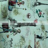 England Style Printed Pattern Pvc Artificial Leather for Bags Notebook Covers Guangzhou Leather Manufacturer