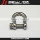 Flat Head Screw Bow Shackles Stainless Steel Shackle Clips With High Quality thumbnail-2
