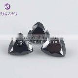 Synthetic Trillion Cut Black Cubic Zirconia Gems Loose cz Round