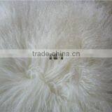 Long Wool Tibetan Mongolian Lamb Skin Fur Pillow Cover/ Pillow Case in High Quality thumbnail-5