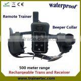 Remote Control 500m Dog Hunting Beeper Electric Collars for Dogs thumbnail-2