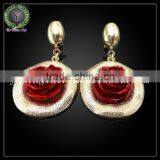 Luxury Red Rose Design African Jewelry Wholesale thumbnail-5