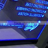 led light box logo sign double sides visible display board, Hanging advertising lightbox frame