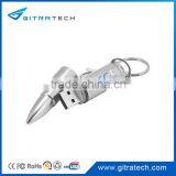 32GB Bullet Metal USB Flash Drive Promotional Metal USB Flash Memory Metal Keychain USB Flash Drive thumbnail-6