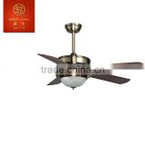 WAHSON brand 52 " 5 blades Antique Brass Luxury Ceiling fan FZD-132-37