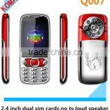 KOMAY Fashion Q007 2.4 Inch QCIF Sc Dual Sim Card Dual Standby Unlocked Phone Mobile thumbnail-1