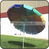 Upgrade Rainbow Color Polyester Windproof Garden/Beach Umbrella thumbnail-5