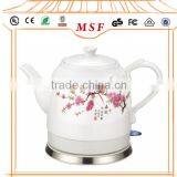 Chinese Ceramic Flower Electric Tea Kettle thumbnail-1