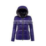 High Quality Women Winter Jacket, Purple Short Coat,ultralight Down Jacket