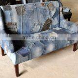 INDIAN INDUSTRIAL JEANS FABRIC SOFA thumbnail-2