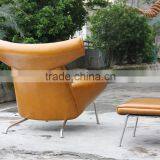 Hans J. Wegner Famous Design ox Chair With Ottoman thumbnail-5