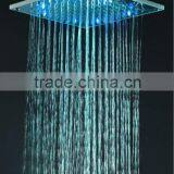 Bathroom LED Shower Copper Bathroom Top Square Rain Shower Heads S-D02 thumbnail-1