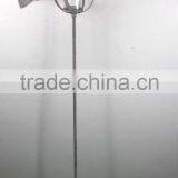 Metal Flower Stick w/ Armillary Candle Holder