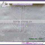 Square 90" * 90" Poly Jacquard Tablecloths With Floral Pattern for Table Decorations in Wedding Events thumbnail-1