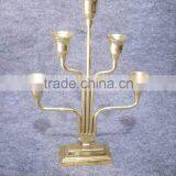 Gold Candle Holder, Wedding Candelabra, Candle Holder, Candelabra thumbnail-1