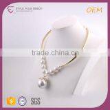 N74451I01 STYLE PLUS Shiny Gold Plate Latest Design Pearl Necklace Clasps for Pearl Necklace thumbnail-1