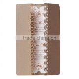 Newmengxing 2016 New Product Laser Cut Gold Oriental Intricate Handmade Personalised Wedding Invitation thumbnail-2