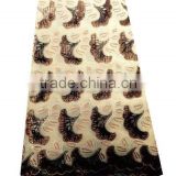 Sell in store leather lace/Special offer high quality lace leather lace fabric for woman