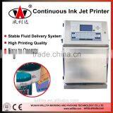 Inkjet batch coding machine with self print head cleaning