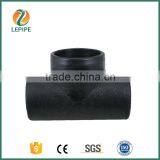 HDPE Material Socket Joint Series Equal Tee Sizes SDR11 SDR17.6 thumbnail-1