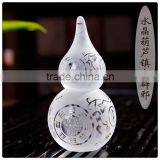 K9 Crystal Material Wu Lou-Gourds ,chinese Wu Lou Statue thumbnail-1