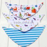 Baby Bib Cotton Jersey Soft Bib Made in China Cotton Toddle Scarf Baby Jersey Adjustable Bib Middle Color thumbnail-4