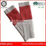 HELILAI Factory Price Leather Gloves Fingerless Long Style Driver Glove thumbnail-3